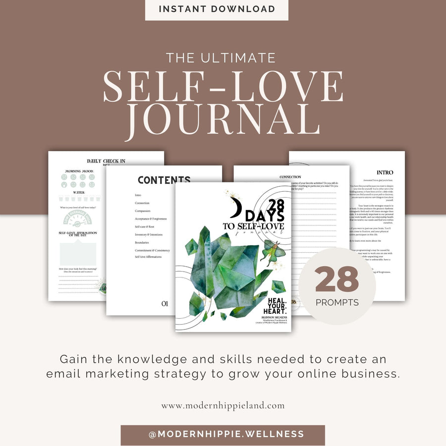 28 Days to Self-Love Journal . E-Book