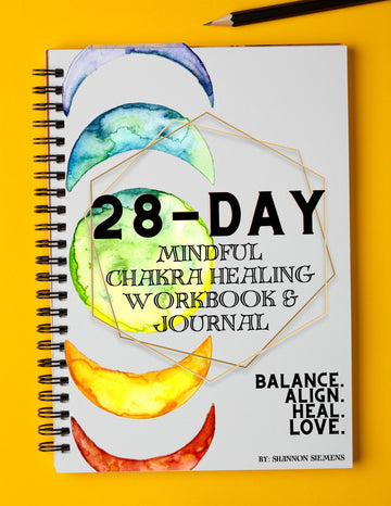 28-Day Chakra Healing Workbook & Journal . E-Book