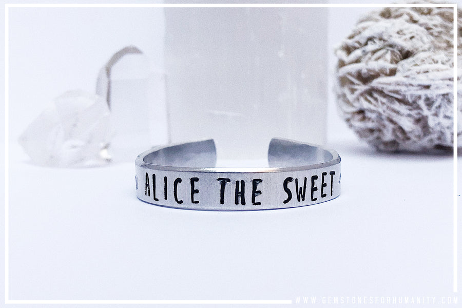 The sweet ▸ personalized name ▸ kids affirmation cuff