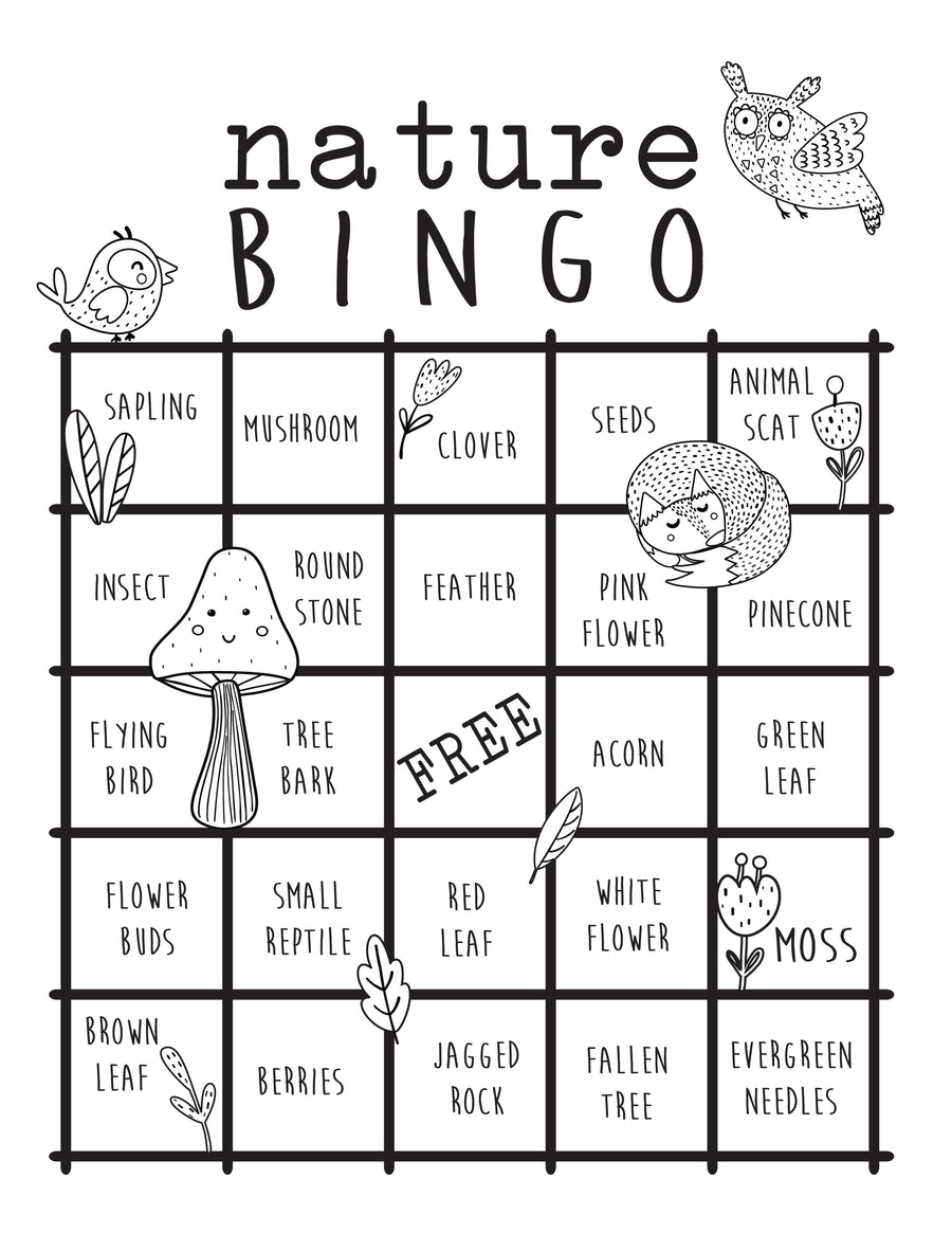 Nature BINGO ⋆ Free Mindfulness Activity